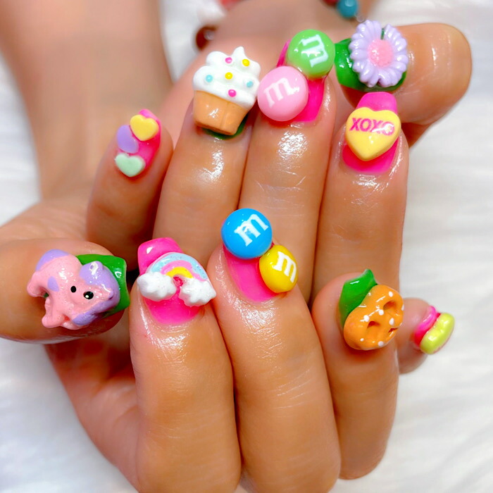 楽天市場】【B927】パート2☆ネイルにも使えるオリジナル極小パーツ