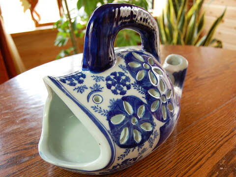 楽天市場】ナマズ透かし炉 陶器置物 香炉 オブジェ 骨董 縁起物 風水