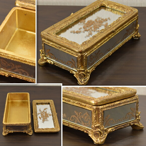 楽天市場】Baroque Mirror バロックミラー ボックス 鏡が囲む豪華な小