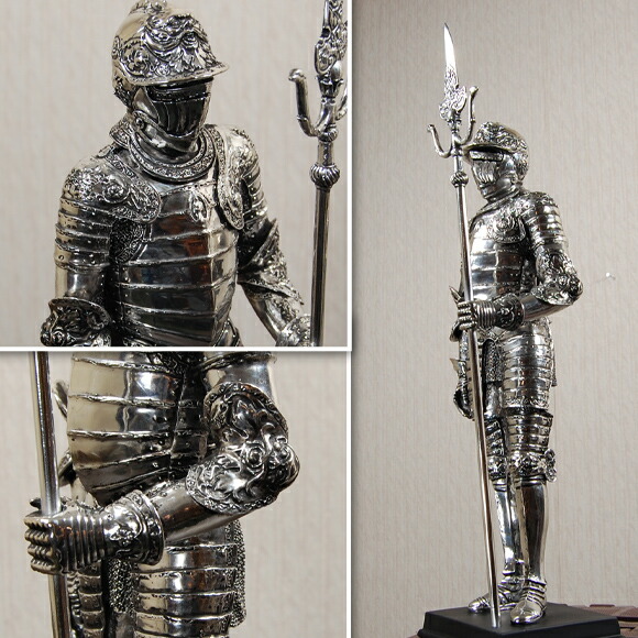 楽天市場】鉄仮面のナイト カヴァリエーレ 4 騎士の置物 飾り