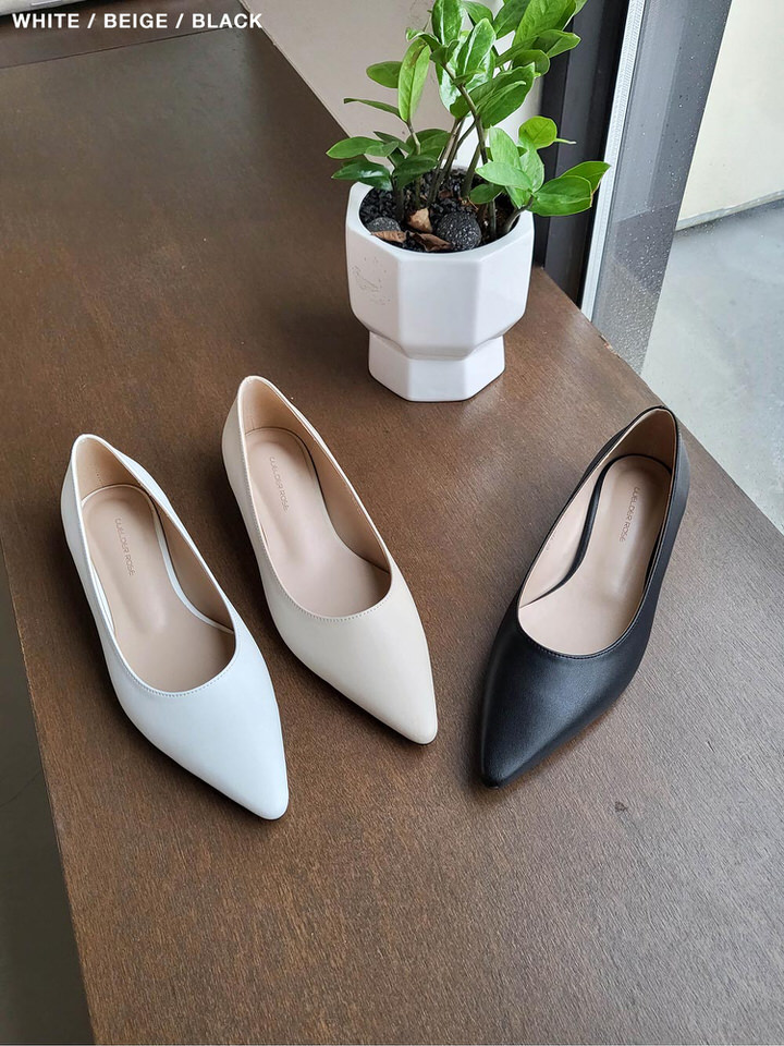 楽天市場】バレエシューズ パンプス ポインテッドトゥ フラット