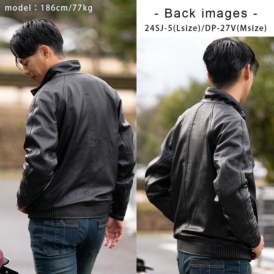 楽天市場】DEGNER デグナー メッシュレザージャケット メンズ 本革