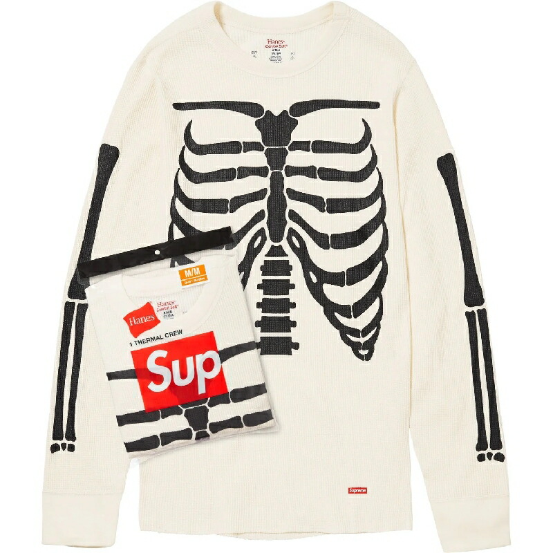 楽天市場】Supreme シュプリーム Hanes Bones Thermal Crew サーマル