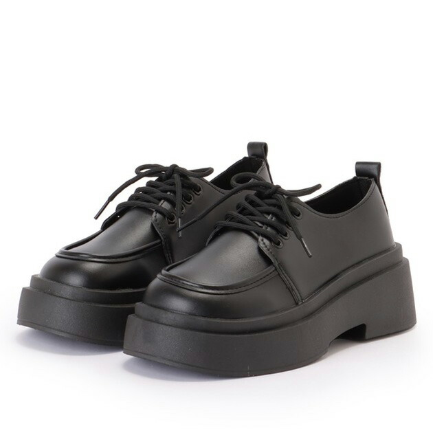 楽天市場】選べる2タイプ ラウンドトゥ レザー調 ボリューム レース