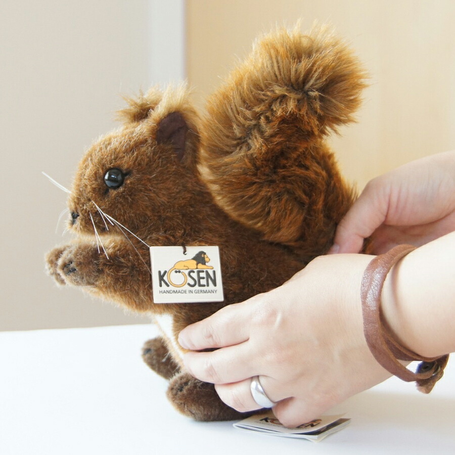 楽天市場】【在庫あり】Kosen ケーセン ドイツ製 ぬいぐるみ りす