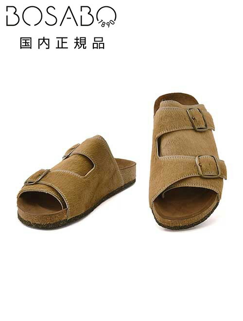 楽天市場】ボサボ BOSABO ハラコサンダル メンズ スリッポンタイプ