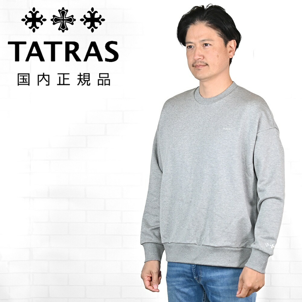 楽天市場】タトラス TATRAS 長袖トレーナー メンズ スウェットシャツ