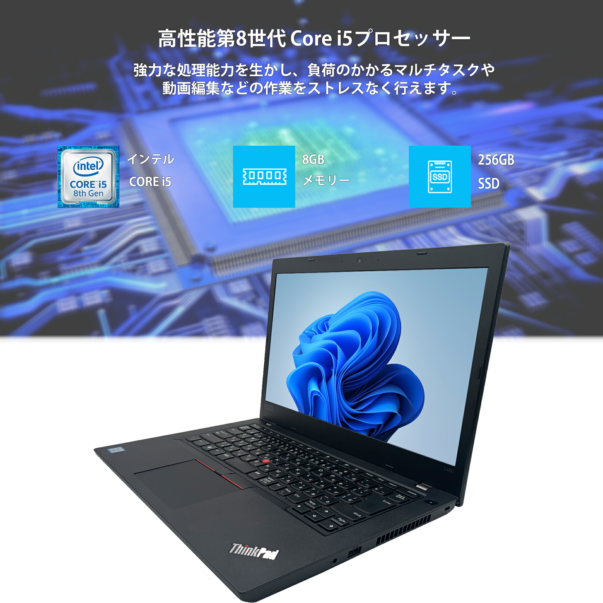 楽天市場】中古ノートパソコン Lenovo ThinkPad L480 14インチ 第8世代