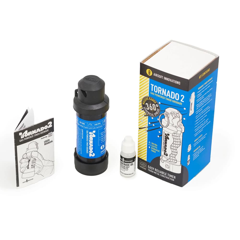 楽天市場】AIRSOFT INNOVATIONS グレネード TORNADO2 タイマー式 エア