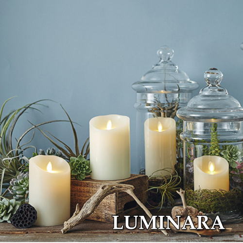 楽天市場】LEDキャンドル LUMINARA（ルミナラ）ピラー3．5×5【新