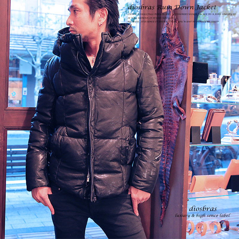 楽天市場】フーデット レザー ジャケット 最強 本革 羊革 羊皮 フード