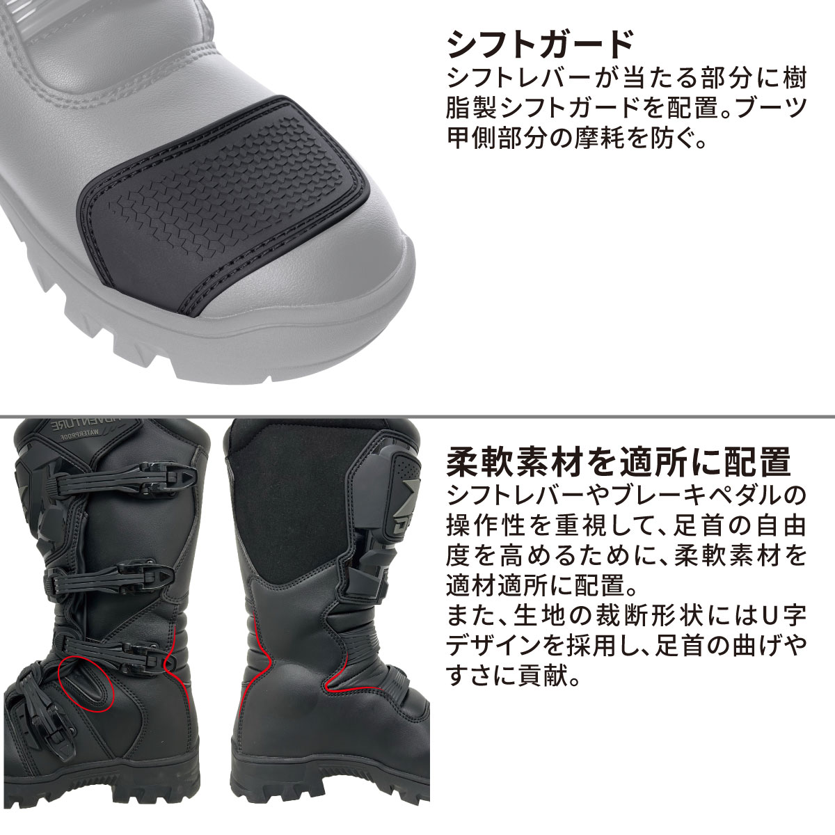 楽天市場】DFG アドベンチャーWPブーツ 27.5cm ブラック 防水 軽量