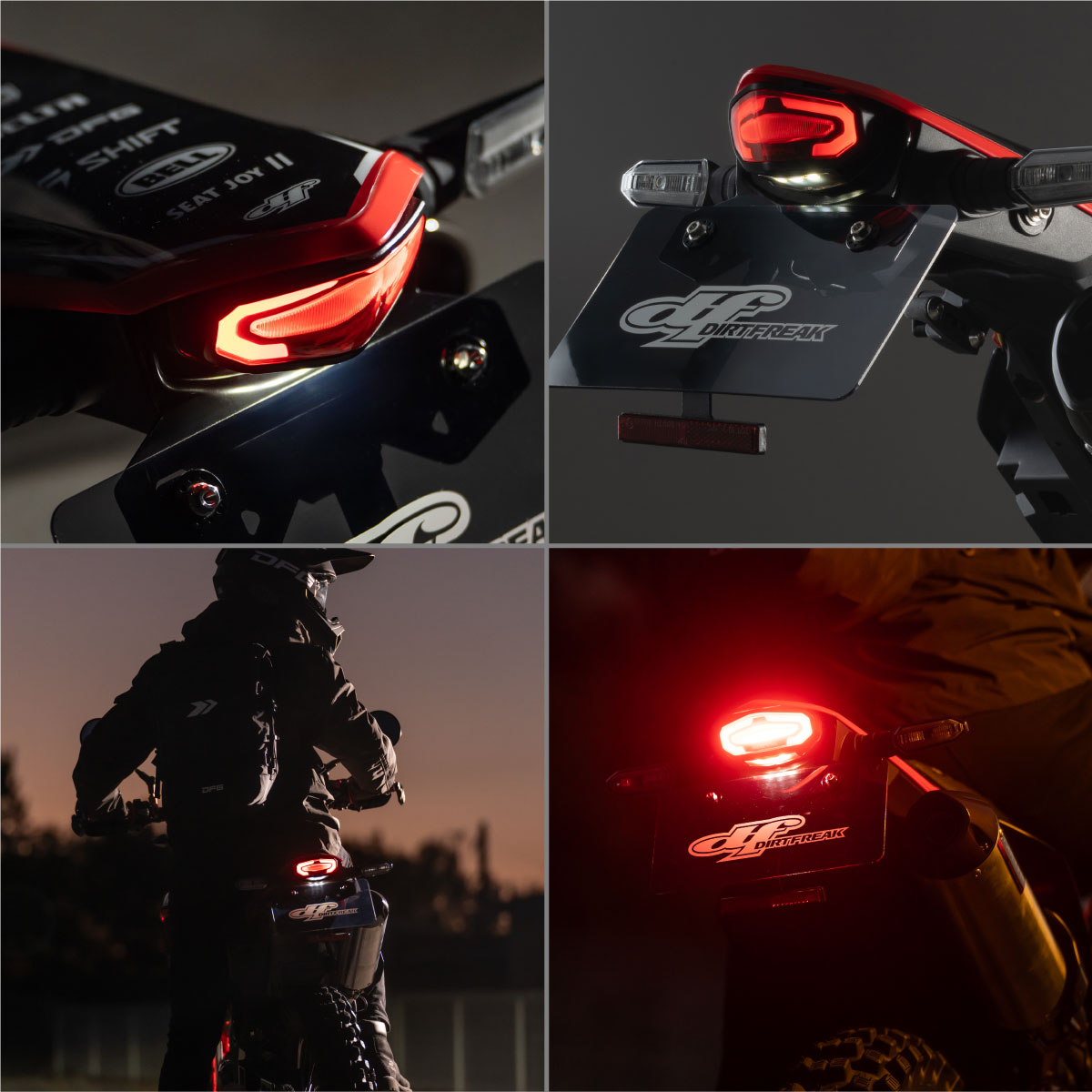 楽天市場】ZETA LED ライン テールホルダーキット クリア CRF250L/L(S