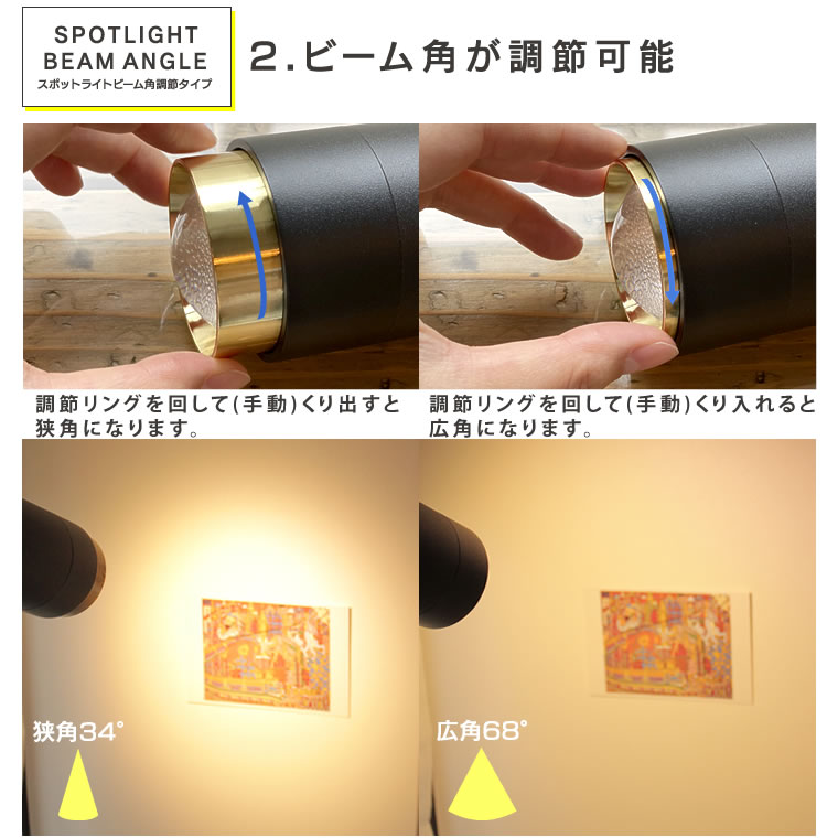 楽天市場】【訳アリ】【ビーム角調節タイプ】エジソンスマート