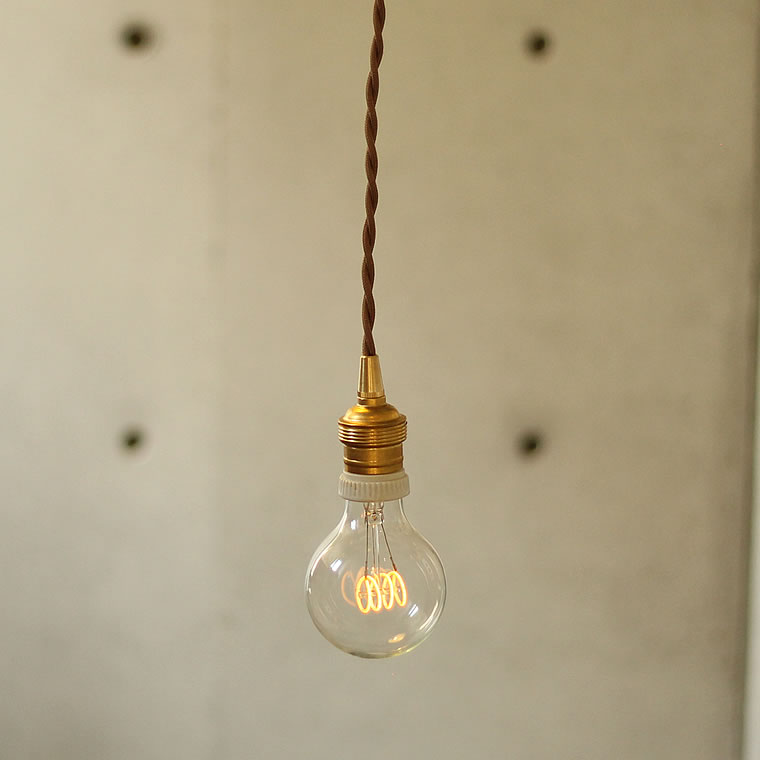 楽天市場】【60cmタイプ】E26用 レトロ真鍮ペンダントライト ソケット