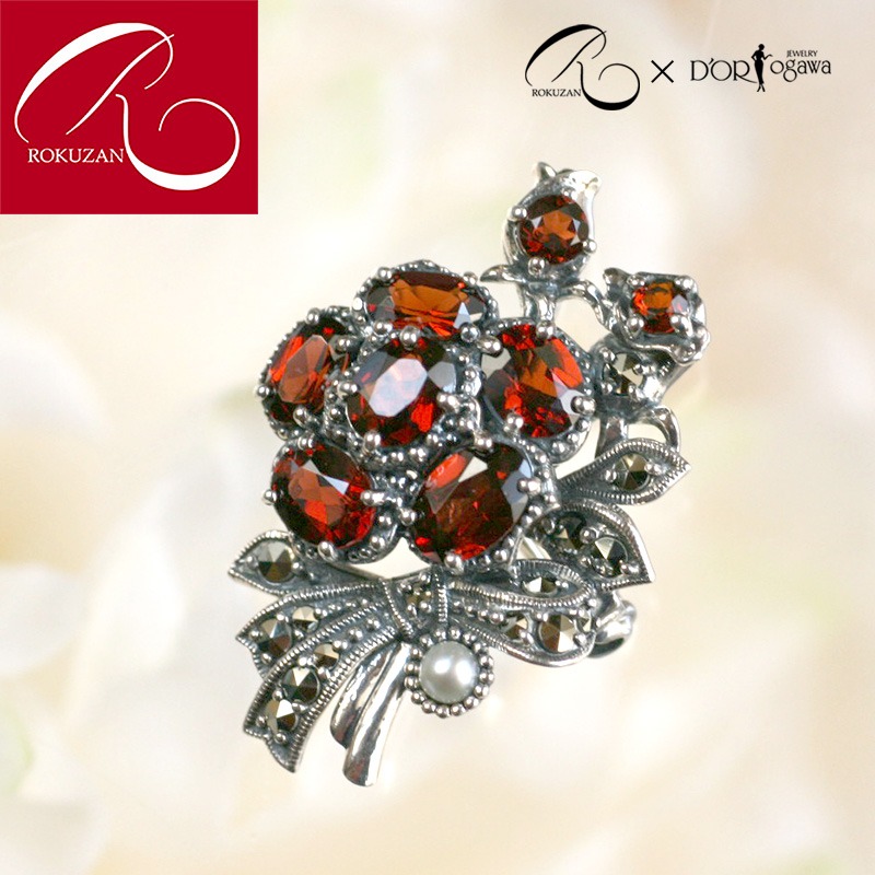 楽天市場】ガーネット ブローチの通販