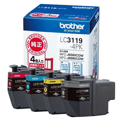 楽天市場】ブラザー 純正 インクカートリッジ（大容量） lc3117の通販