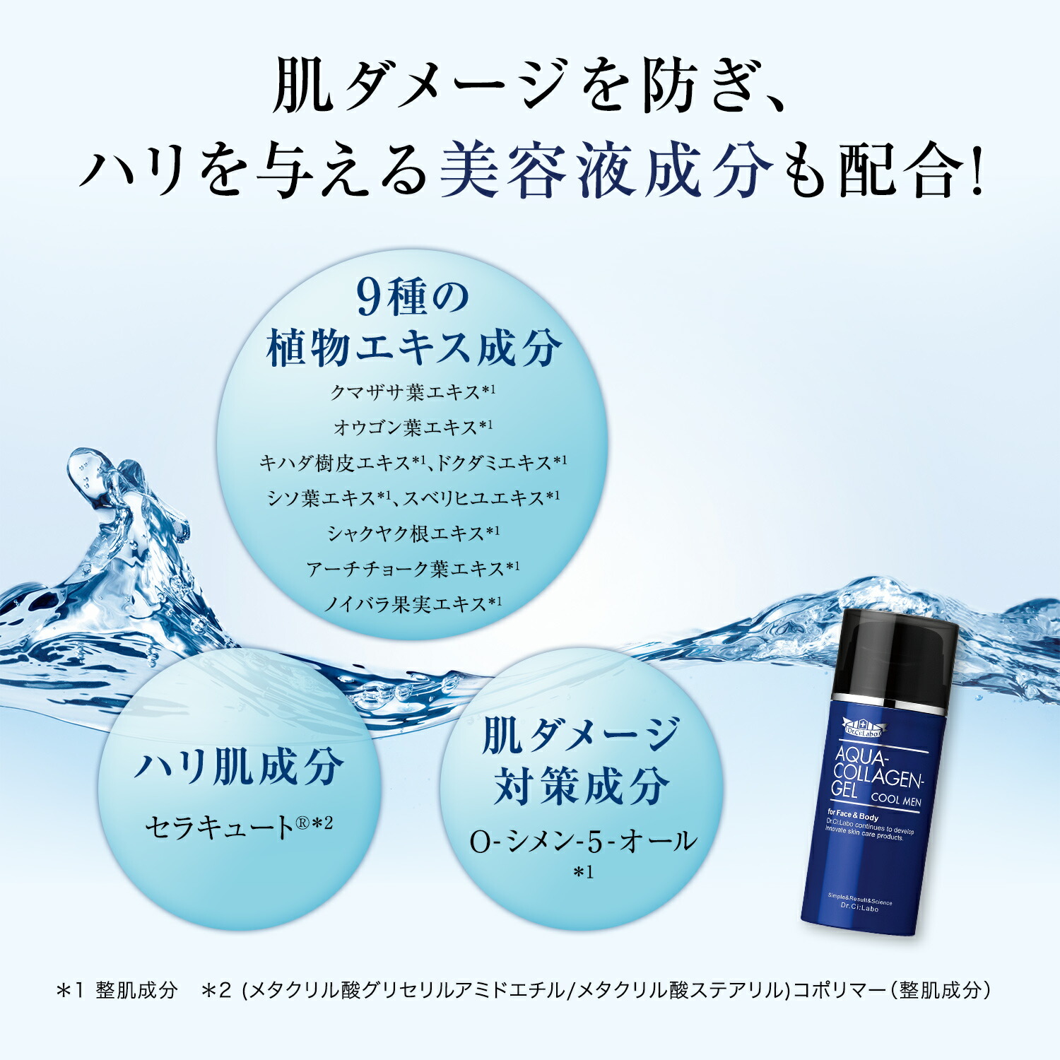 楽天市場】【公式】【旧品】アクアコラーゲンゲルクールメン