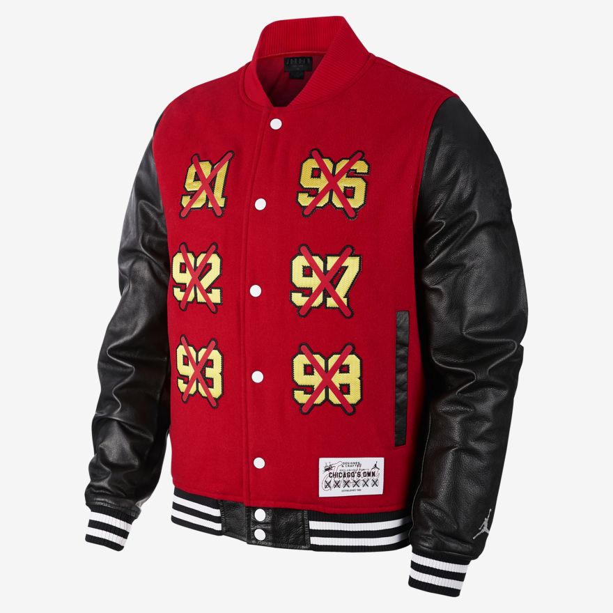 楽天市場】NIKE JORDANウールレザースタジアムジャケット/スタジャン