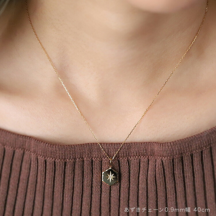 楽天市場】18金 ペンダントトップ k18 サンダイヤモンド ひし形 六角形