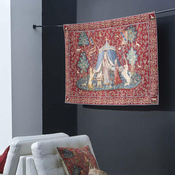 楽天市場】【ART de LYS】ゴブラン織りタペストリー 7972 貴婦人と