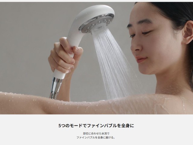 楽天市場】シャワーヘッド パナソニック FINE VEIL 美髪 美肌ケア 5