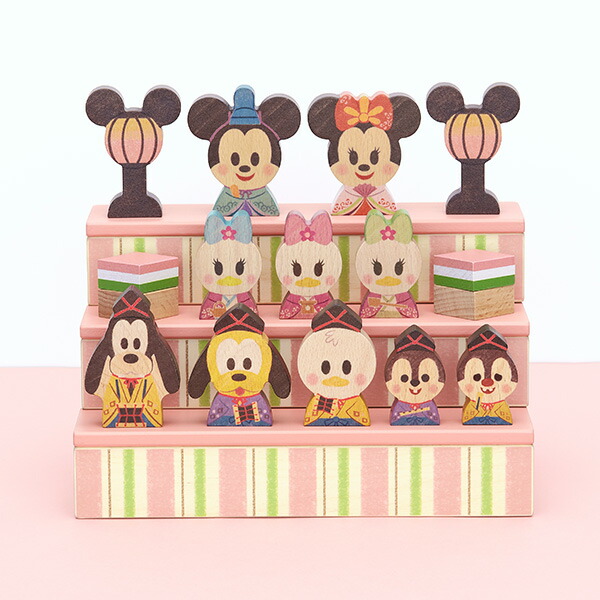 陶器製 スティッチ＆エンジェル おひな様 雛人形 ディズニー