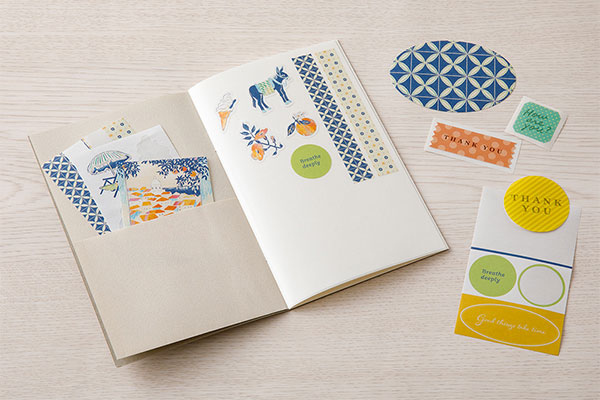 楽天市場】ミドリ シール帳 ポケット付 グレー（34504006）【MIDORI