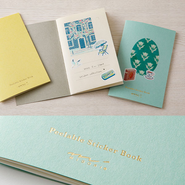 楽天市場】ミドリ シール帳 ポケット付 水色（34506006）【MIDORI