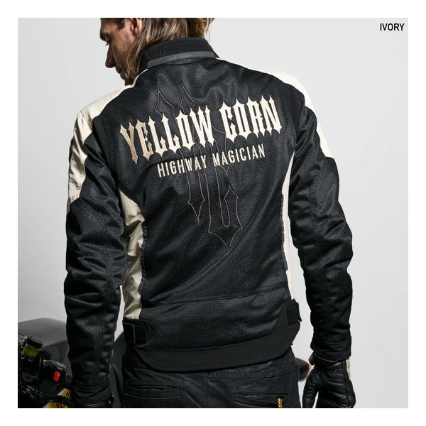 YELLOW CORN CHAMPS ジャケット サイズLLイエローコーン バイク用