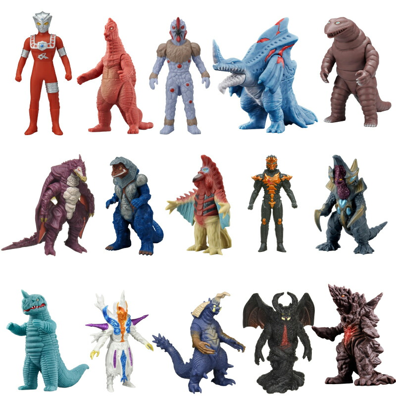 バンダイ ウルトラ怪獣シリーズ パワード グレート 怪獣ソフビ 10個