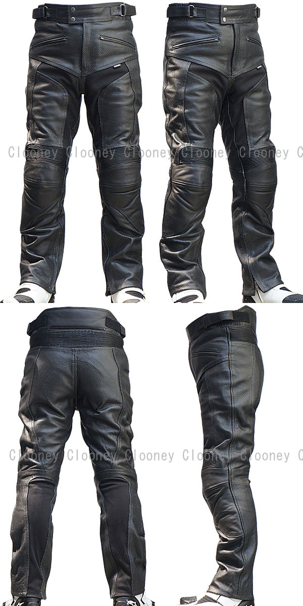 楽天市場】MP08 本革 パンチングレザーパンツ メッシュ【牛革】【送料