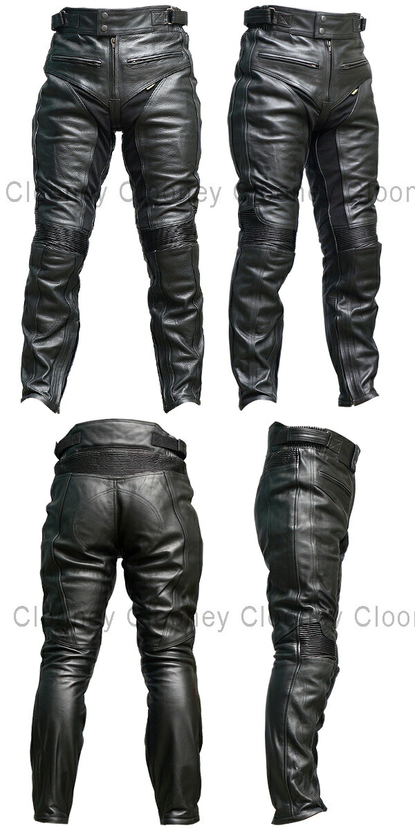 楽天市場】P04 本革 【牛革】カウハイドレザーパンツ【送料無料