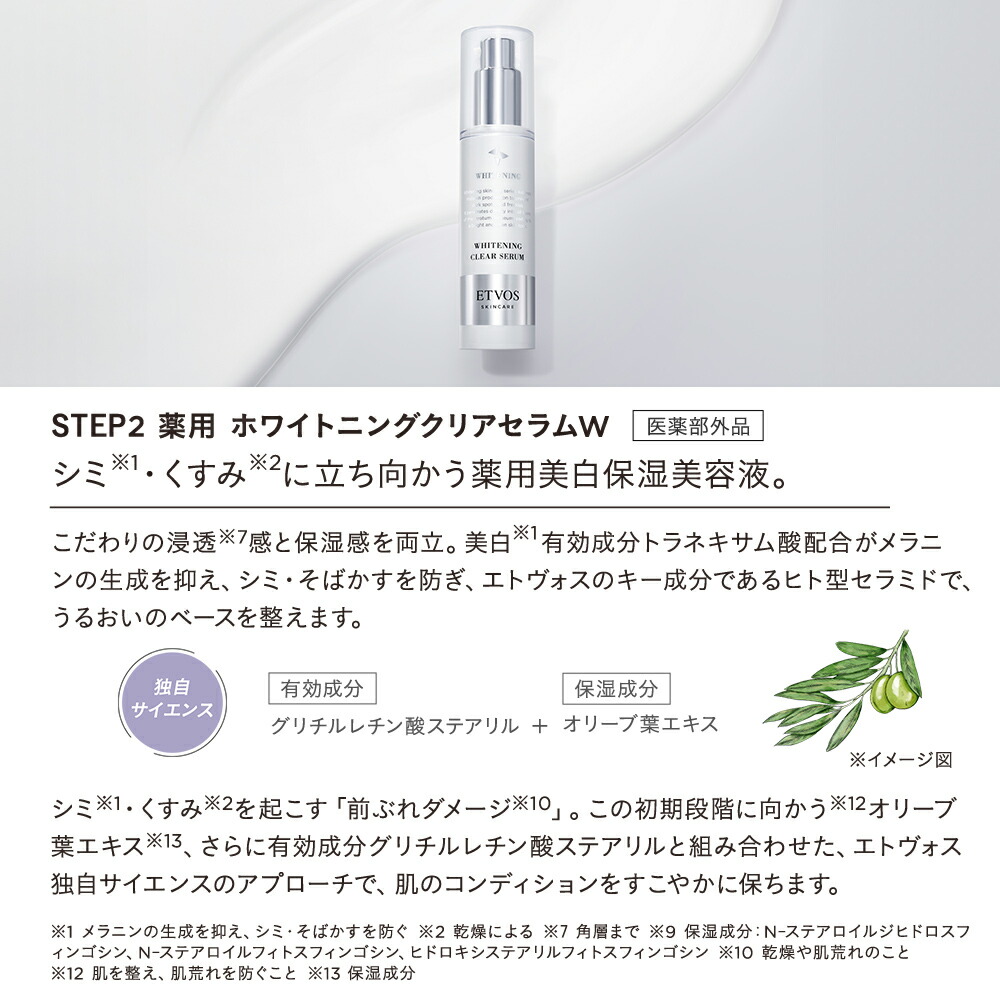 楽天市場】エトヴォス 公式( ETVOS ) セット 美白 ホワイトニング 化粧