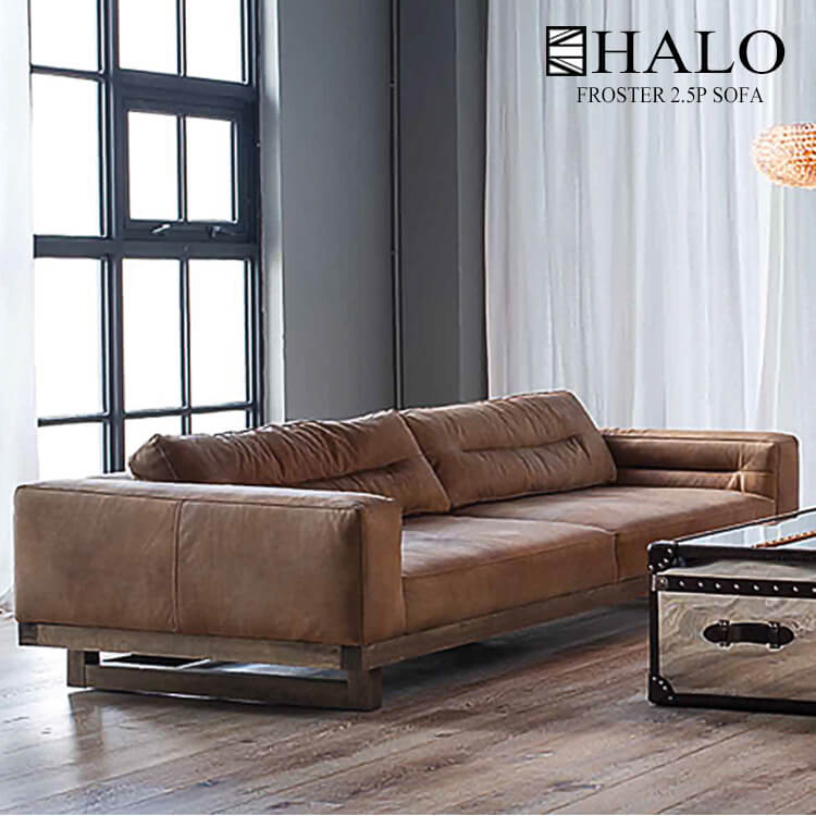 楽天市場】【送料無料】halo ソファ レザーソファ デザイナーズ家具