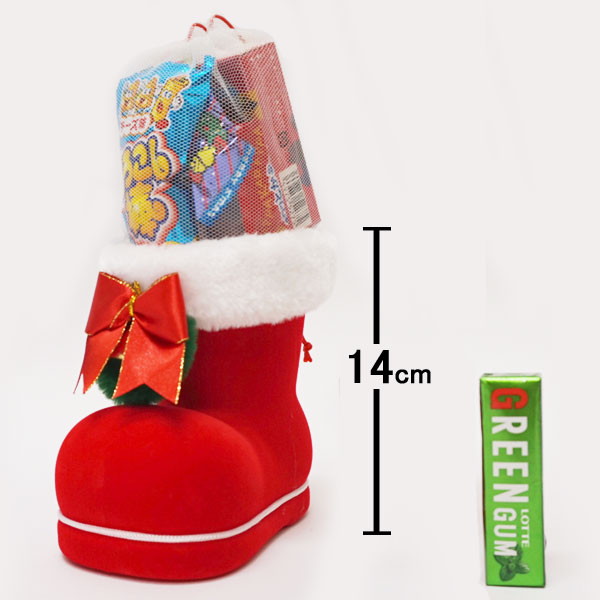 楽天市場】クリスマス サンタお菓子ブーツ Lサイズ 10個 ブーツ高14cm