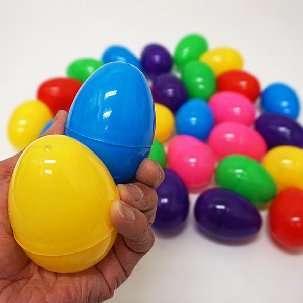 楽天市場】イースターエッグ カラフルカプセルたまご(約H8cm)すくい