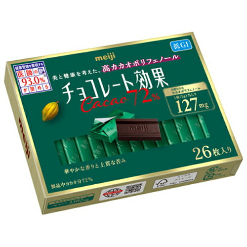 明治 チョコレート効果 カカオ72% 26枚入 6箱 (チョコレート) 価格比較
