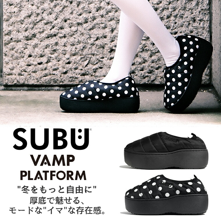 SUBU VAMP PLATFORM 厚底サンダル 1サイズ ドット VAMP PLATFORM DOT