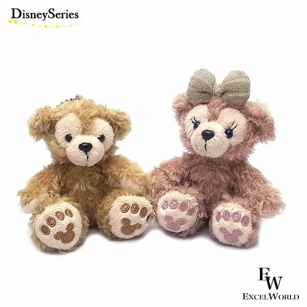 楽天市場】ダッフィー＆シェリーメイ チャーム お座りぬいぐるみ