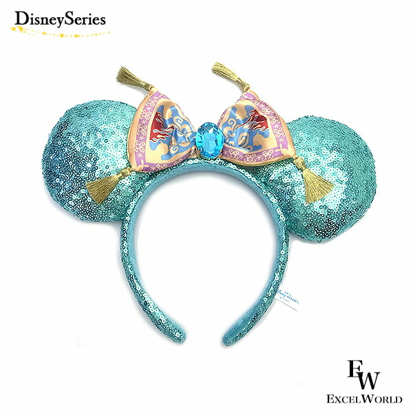 楽天市場】ミニー スパンコール カチューシャ グリーン 東京ディズニー