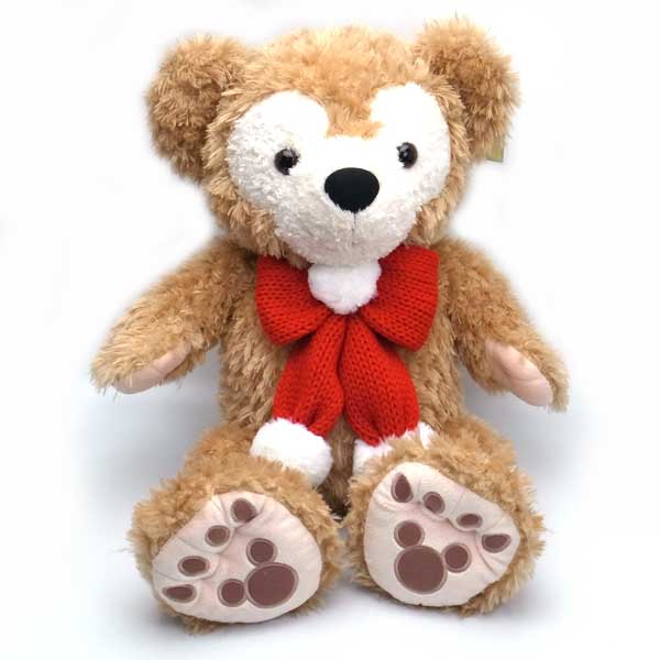 楽天市場】zq ダッフィー ぬいぐるみ Mサイズ クリスマスの衣装を着た