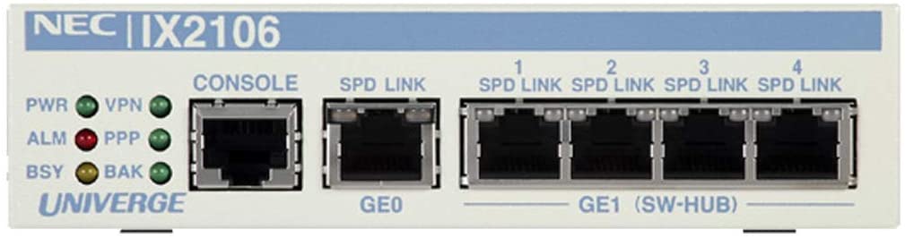 楽天市場】新品 NEC UNIVERGE IX2106 BE117769 VPN高速 アクセスルータ