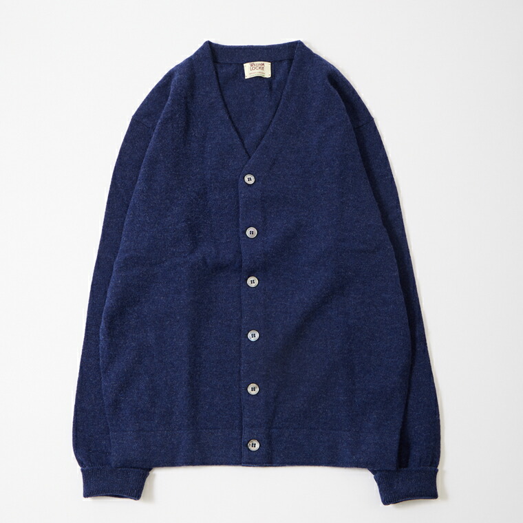 楽天市場】WILLIAM LOCKIE (ウィリアム ロッキー) LAMBSWOOL CARDIGAN