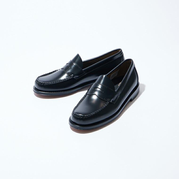 楽天市場】G.H.BASS (ジーエイチバス) LOGAN - BLACK ペニーローファー