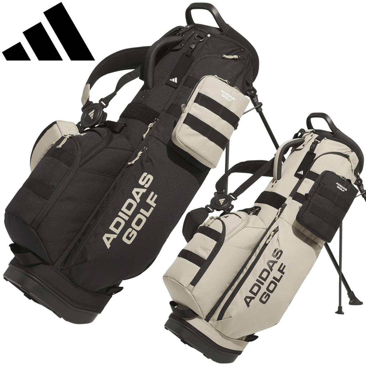 楽天市場】キャディバッグ 軽量（ブランドアディダス）（ゴルフ