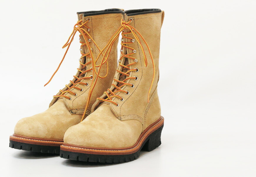 楽天市場】REDWING レッドウィング 9インチ ロガー レザー ブーツ Tan