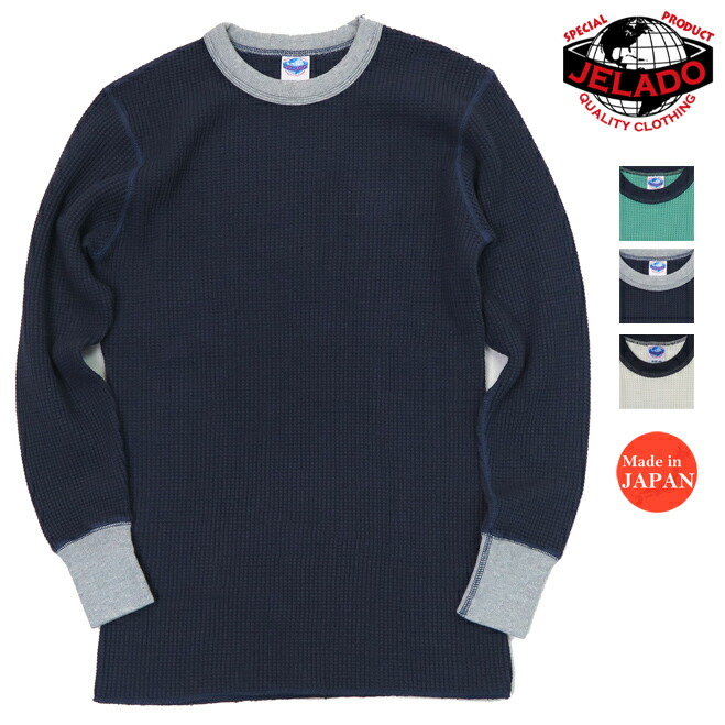 楽天市場】JELADO ジェラード メガ サーマル クルーネック 長袖 T