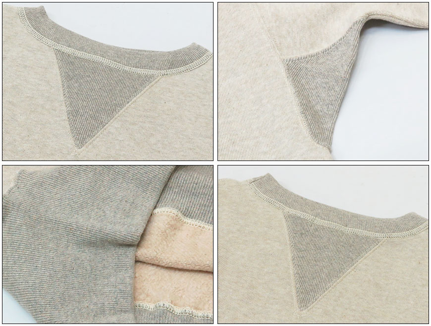 楽天市場】ウェアハウス WAREHOUSE 2本針コンビ 両Vスウェット プル