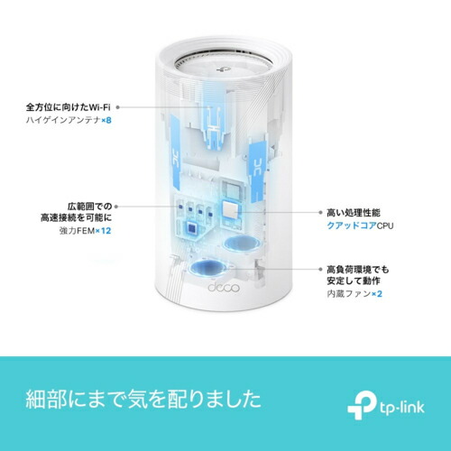 楽天市場】TP-Link(ティーピーリンク) Deco BE85 2P BE22000 Wi-Fi 7
